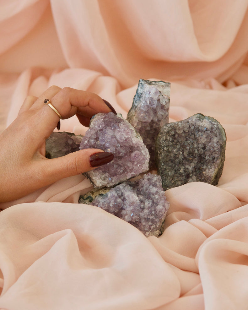 Amethyst Druzy Cluster