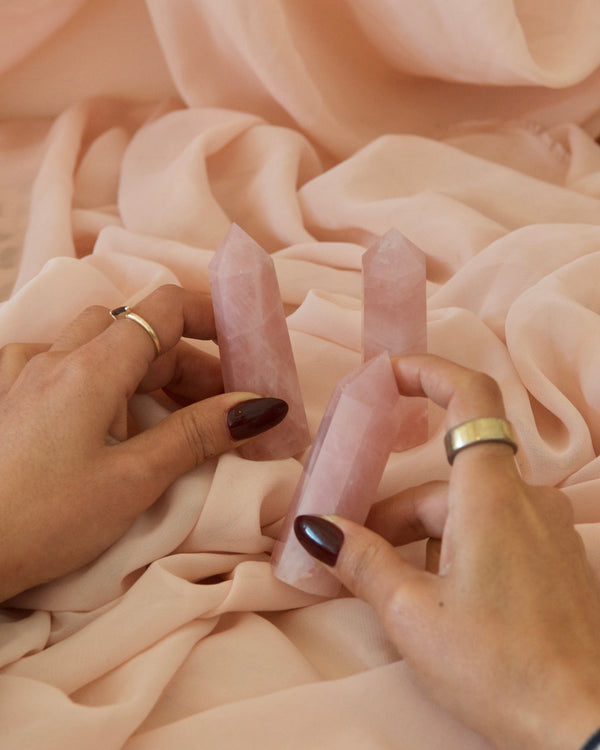 Pink Caribbean Calcite Point image 1