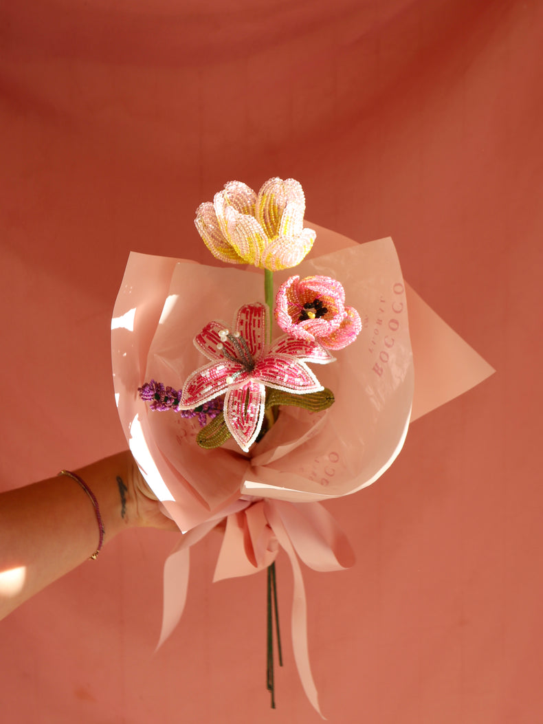 Botanical Beads French Beaded Bouquet