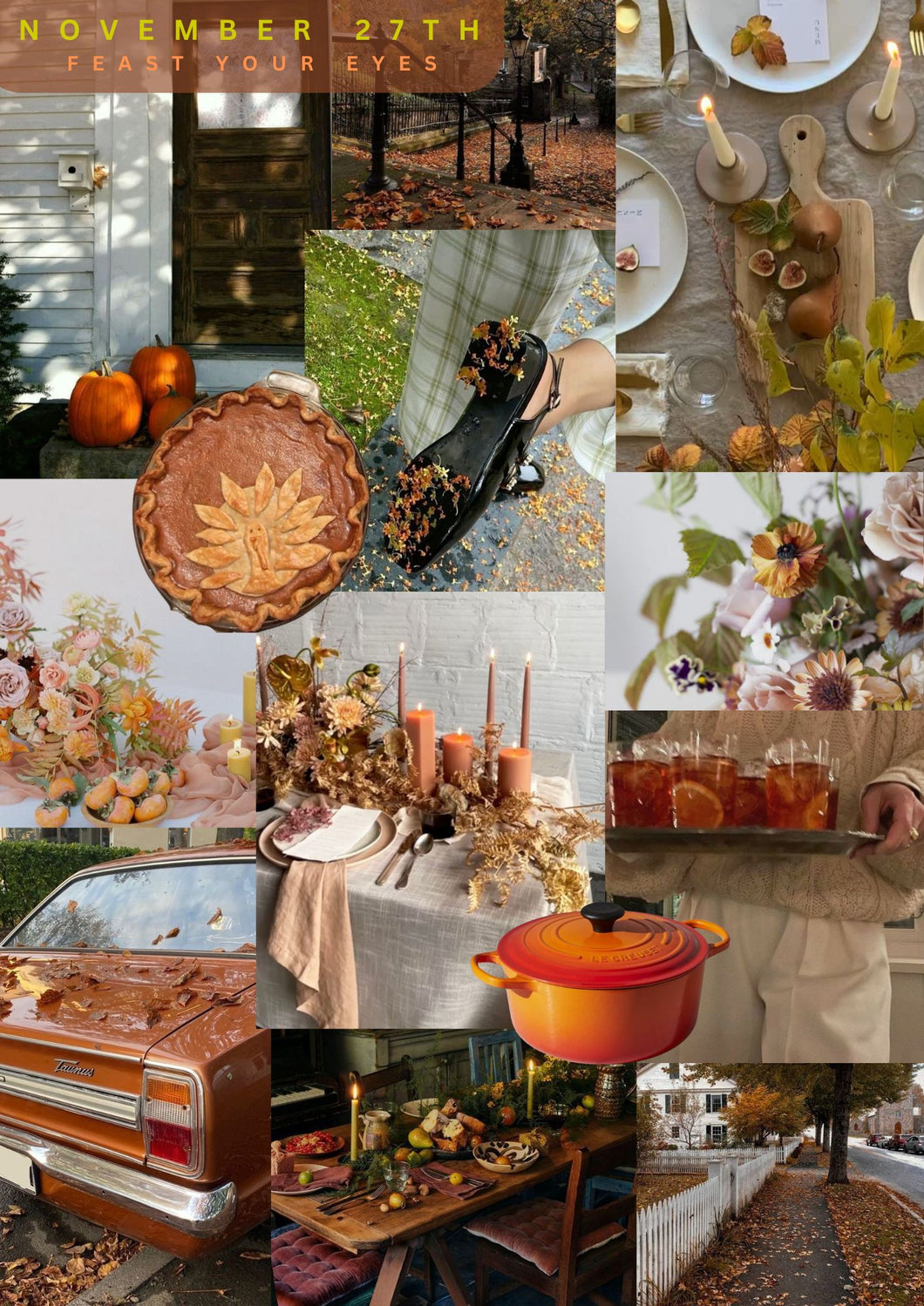 Rococo Fall Series Workshops | 11.27.24 Feast Your Eyes