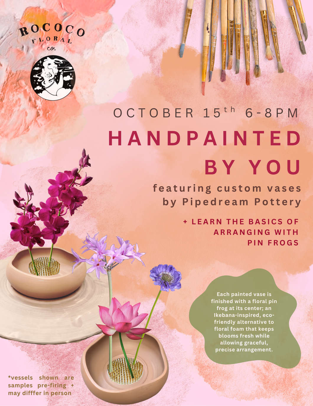 Artisan Series | *10.15* Ceramic Frog Vase Painting x Pipedream Pottery