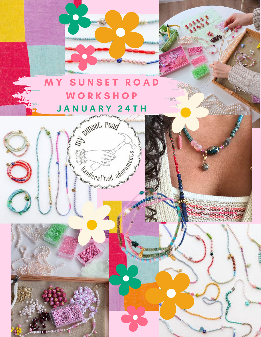 Artisan Series | 1.24 Beaded Necklace Making with My Sunset Road